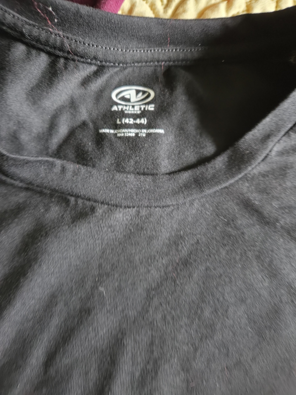 Athletic Works Black Crewneck Short Sleeve Tee